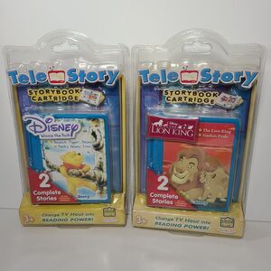 2006 JAKKS PACIFIC TELE STORY DISNEY'S Winnie Pooh Lion King STORYBOOK CARTRIDGE